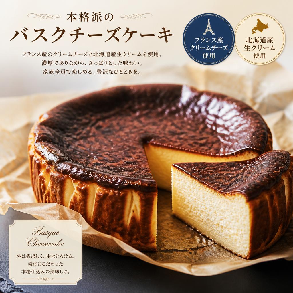 バスクチーズケーキの魅力